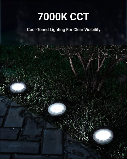 Solar Ground Lights Outdoor Waterproof LED Pathway Lights