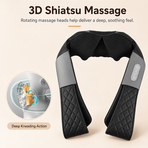 Cervical Massage Shawl with Red Light Heating