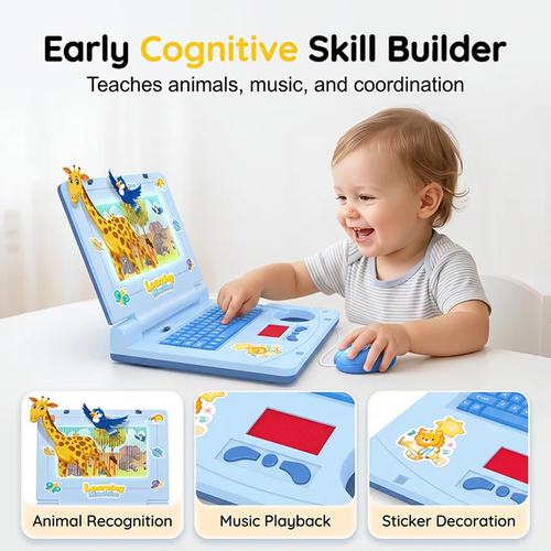Interactive Simulation Toy Laptop