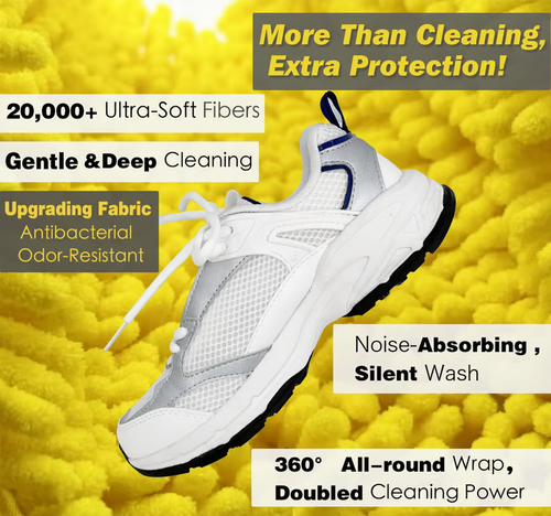 Microfiber Shoe Washing Machine Bag for Sneakers