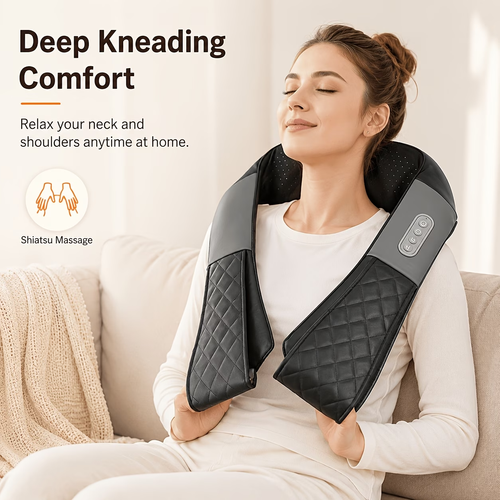 Cervical Massage Shawl with Red Light Heating