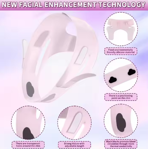 Double Chin Reducer V Line Face Lifting Tape Face Strap