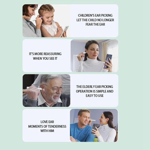 Wireless intelligent visual ear pick spoon luminous ear pick spoon HD visual ear pick ear pick visual ear pick spoon