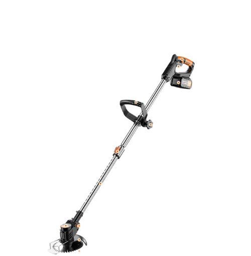 Cordless Electric Lawn Mower - Lightweight Lithium Battery Grass Trimmer with Telescopic Handle