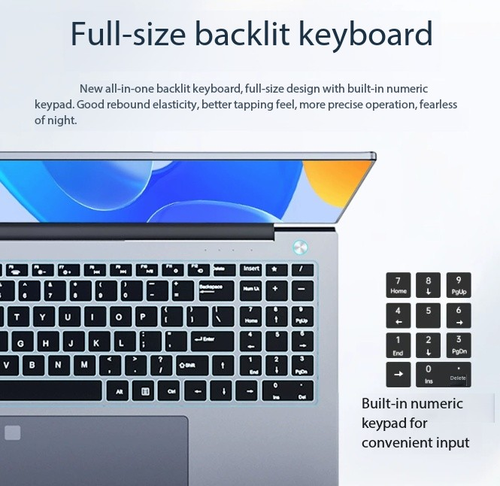 15.6-inch FHD Laptop - Core i5/i7, 16GB RAM, 1TB SSD - Lightweight Windows 11 Notebook