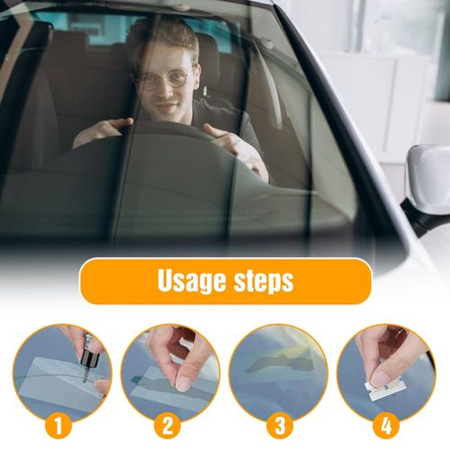 Professional Windshield Repair Kit - Car Glass Crack & Scratch Filling Liquid for DIY Fix