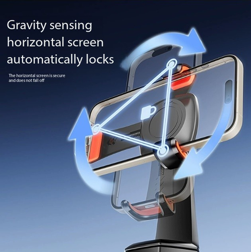 Auto-Tracking Phone Gimbal - AI Following Stand with Gravity Desktop Holder for Live Streaming