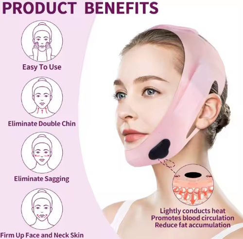 Double Chin Reducer V Line Face Lifting Tape Face Strap