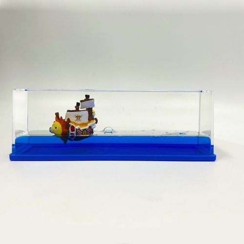 Drifting boat desktop ornaments One Piece ornaments cruise ship fluid drift bottle