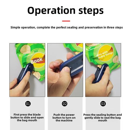 Small Household Mini Hand Pressure Plastic Bag Sealing Machine Snack and Utensil Sealing Artifact