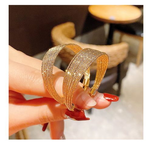 Party Gift Fashion Taki Ladies Round Stainless Steel Jewelry Trendy Hoop Large Gold Plated Big Hoop Earrings for Girl Gift