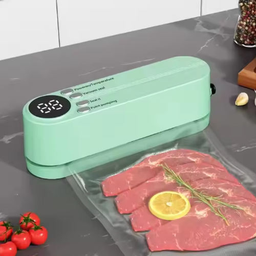 Wireless fully automatic vacuum sealer household small portable food packaging laminator fresh-keeping machine mini