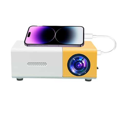 Small mini projector home wall projector 4K HD portable projector