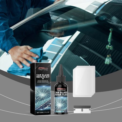 Professional Windshield Repair Kit - Car Glass Crack & Scratch Filling Liquid for DIY Fix