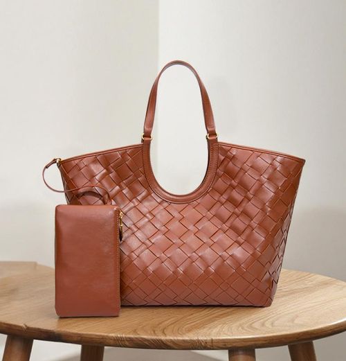 2025 New Trendy Lady High Quality Luxury Vintage Handwoven PU Leather Shoulder Bag Handbags for Women