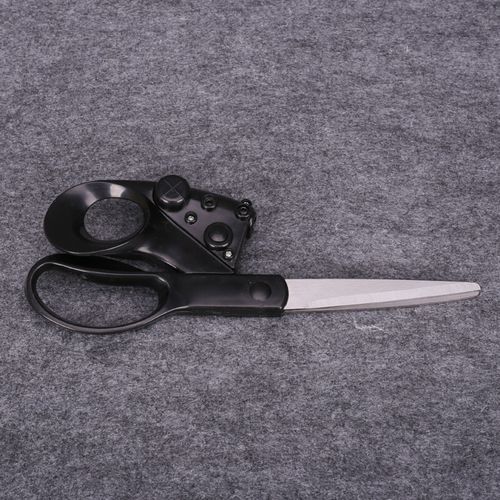 Laser scissors straight head stainless steel fabric scissors home curtain multifunctional laser straight line fabric industrial home