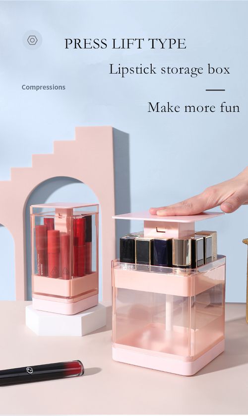 Cosmetic Storage Display Box Beauty Salon Lipstick Jewelry Organizer Case