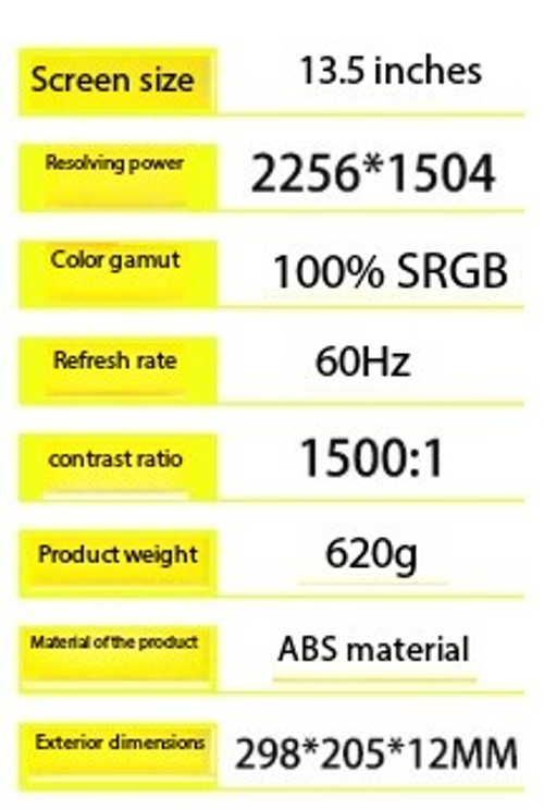 Portable 4K 144Hz Monitor for Switch/PS5/XBOX/Laptop - USB-C Secondary Display