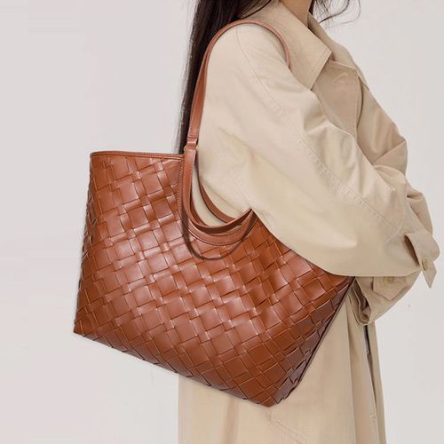2025 New Trendy Lady High Quality Luxury Vintage Handwoven PU Leather Shoulder Bag Handbags for Women