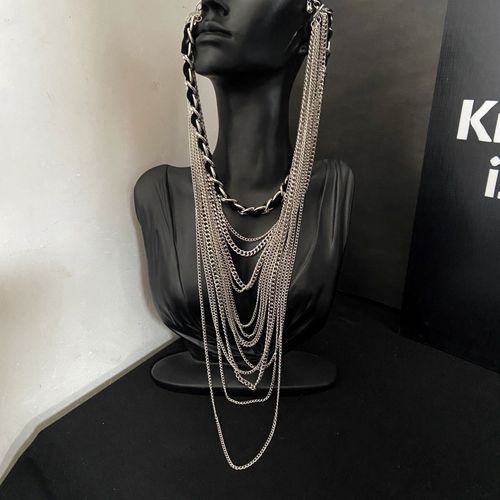 Fashion hot girl sexy chain multi-layered necklace niche hip-hop clavicle chain
