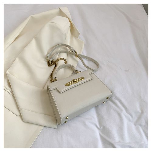 Simple hand-held Kelly bag women's 2025 new high-end retro fashion commuter shoulder messenger bag