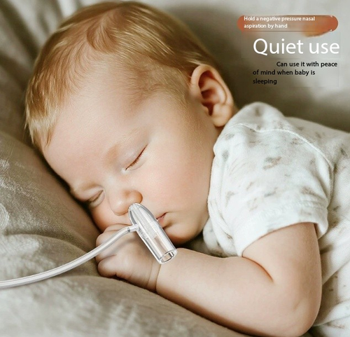 Large Vacuum Baby Nasal Aspirator - Gentle Mucus Suction for Infant Congestion Relief