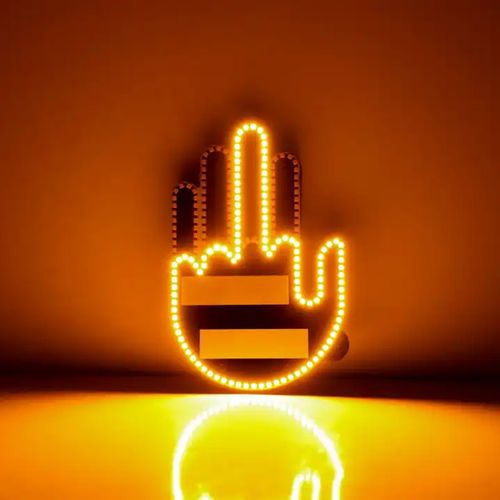 Car LED gesture