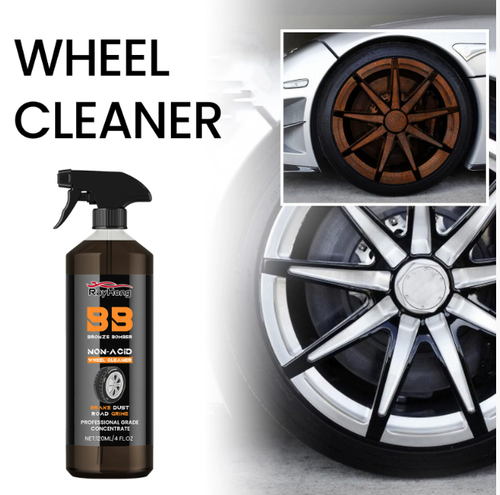 Car wheel cleaner, renovation, cleaning, decontamination, car wheel care, multi-purpose cleaning agent