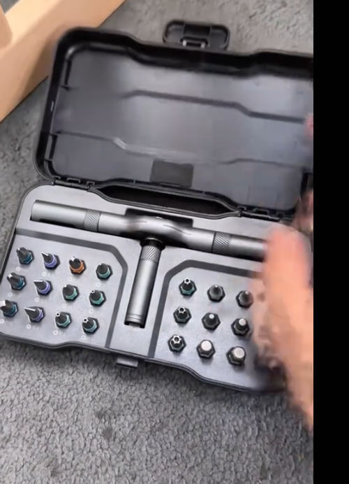 Multifunctional ratchet screwdriver set household 24 in one multi-purpose high hardness