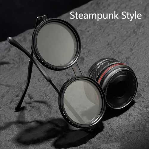 ND9 adjustable light reduction sunglasses fishing driving filter retro glasses anti-ultraviolet personality polarized sunglasses