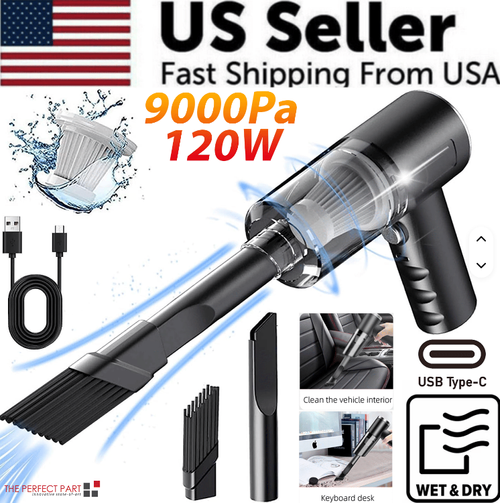 High-power car vacuum cleaner wireless super suction dual-use mini handheld portable dust collector