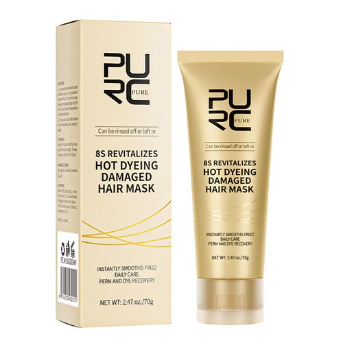 PURC No-steam No-wash Burnt Hair Mask Softens and Repairs Broken Dry and Fluffy Hair Mask Hair Treatment Cream Conditioner