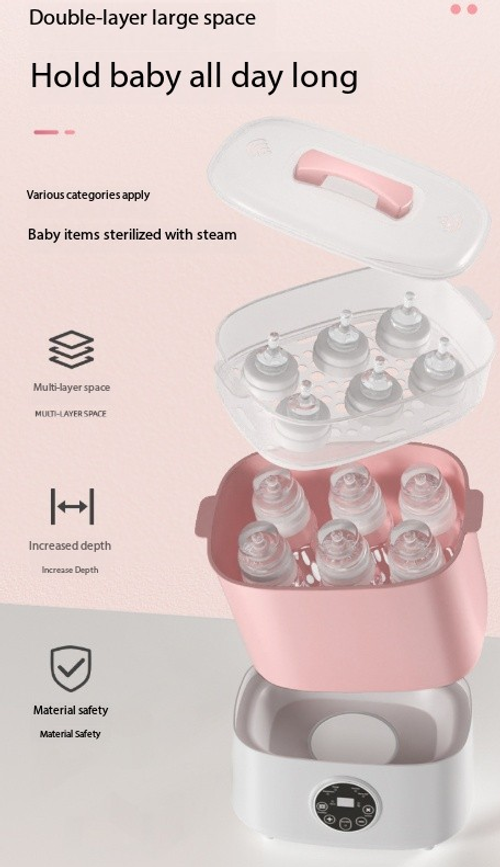 Multifunctional constant temperature disinfection and drying three-in-one milk warmer for babies