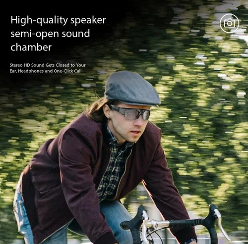 Smart Camera Glasses - Stable HD Recording for Driving & Sports with Bluetooth