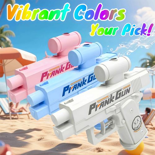 Pistola rociadora de agua inversa de doble cara creativa, tácticas complicadas, mini juguete de juego de agua con rociador de agua inverso de dos vías