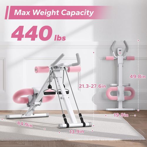 Máquina de belleza para la cintura, dispositivo de fitness abdominal, máquina abdominal perezosa para reducir la grasa abdominal, artefacto de línea de chaleco, equipo de fitness para músculos abdominales, máquina de curl abdominal