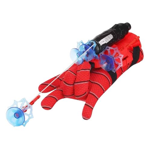 Spider launcher toy hero man wear wrist suction cup launcher soft bullet black technology spinning toy