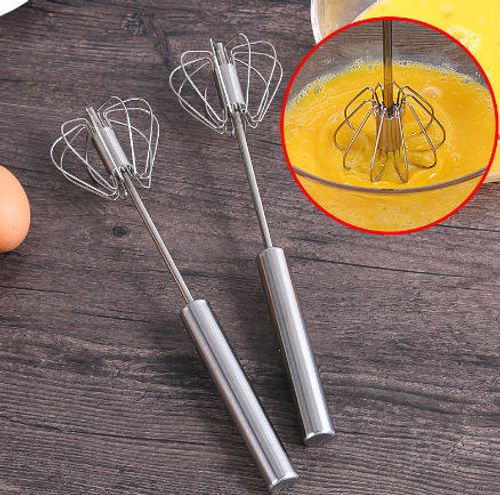 Small round tube handle stainless steel kitchenware Egg Beater Kitchen Tool Set