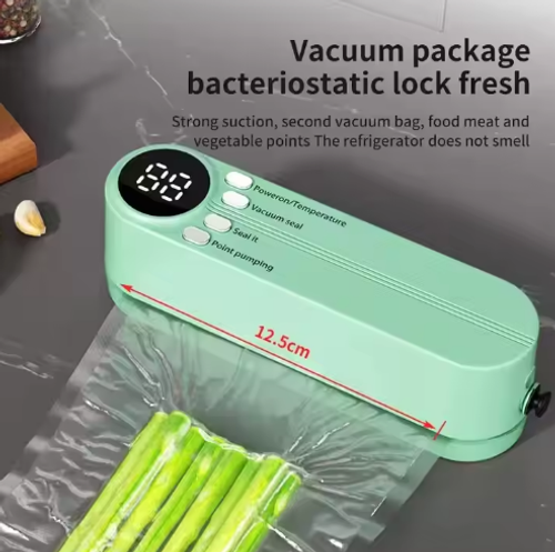 Wireless fully automatic vacuum sealer household small portable food packaging laminator fresh-keeping machine mini
