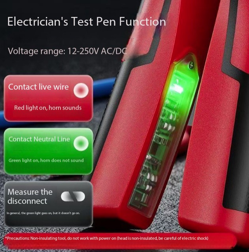 Multi-Functional Electrician Pliers - Wire Stripping Crimping Cutting Twisting Tool for Cable Work