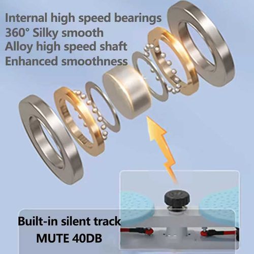 Home use silent waist twisting plate - rope dancing slim waist machine - fat burning plastic abdominal fitness rotating machine