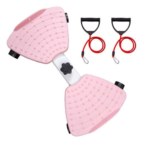 Home use silent waist twisting plate - rope dancing slim waist machine - fat burning plastic abdominal fitness rotating machine