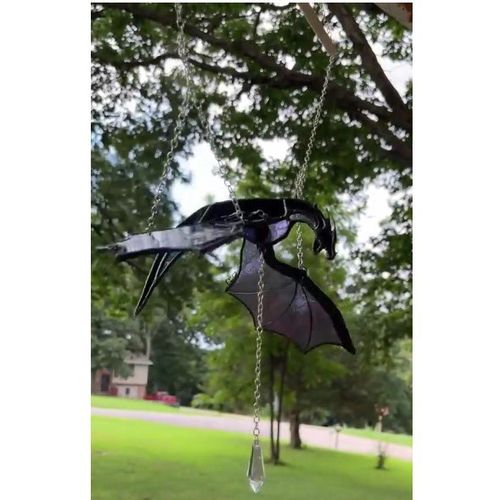 iron flying dragon hanging ornament