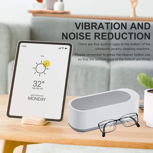 Ultrasonic Jewelry Cleaner Mini Portable Ultrasonic Cleaning Machine Glasses Jewelry Watches Cleaner