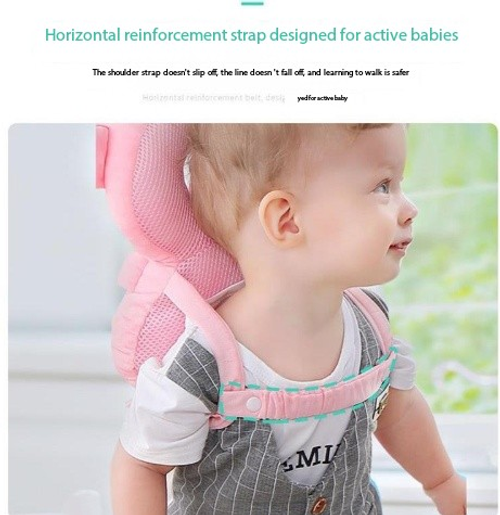 Baby Head Protection Pillow - Breathable Anti-Fall Hat for Learning to Walk