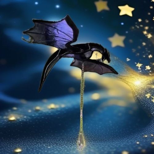 iron flying dragon hanging ornament