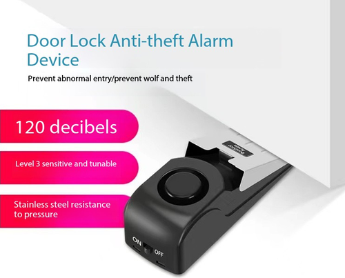 Door blocking anti-theft alarm anti-theft reminder home hotel room door dedicated anti-theft buzzer reminder alarm