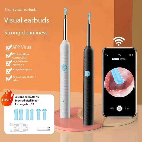 Wireless intelligent visual ear pick spoon luminous ear pick spoon HD visual ear pick ear pick visual ear pick spoon
