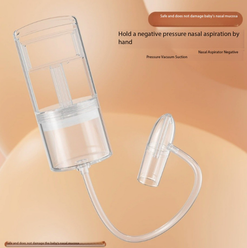 Large Vacuum Baby Nasal Aspirator - Gentle Mucus Suction for Infant Congestion Relief