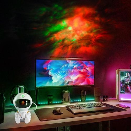 Starry sky atmosphere light bedroom astronaut laser starry sky projection light mini astronaut nebula night light